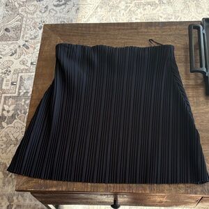 Black Pleated Skirt
